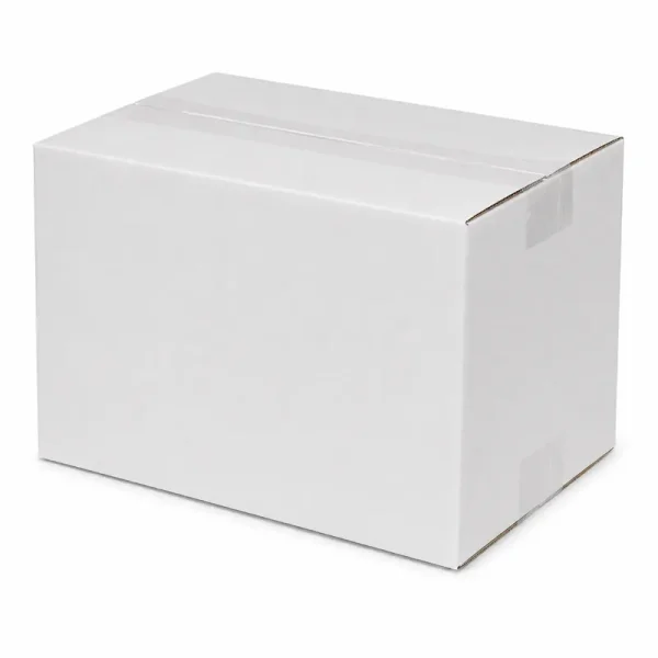 28x18x18cm Single Corrugated Box - White - Kolicim (1)
