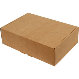 28x19x6cm Locked Box - Kraft - Thumbnail