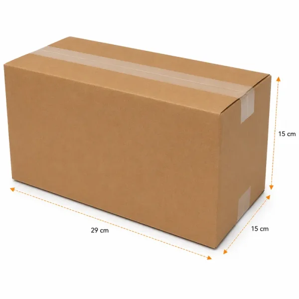 29x15x15cm Koli - 2 Desi Koli - Tek Oluklu Koli - Kraft - Kolicim (1)