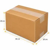 30x20x20cm Box - 4 Desi Box - Double Corrugated Box - 3