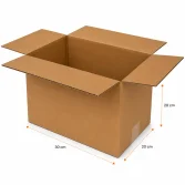 30x20x20cm Single Corrugated Box - Kraft - 3