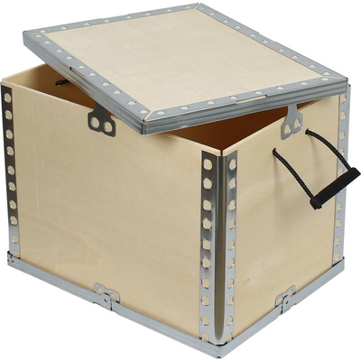 30x20x20cm Wooden Cargo Box - Thumbnail