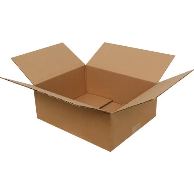 30x25x12cm Single Corrugated Box - Kraft - Kolicim