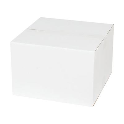 صندوق مموج مفرد 30*30*20 سم - أبيض - Thumbnail