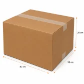 صندوق كرتون مموج مفرد 30×30×20 سم – كرافت - 2