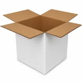 30x30x30cm Double Corrugated White Box - 3