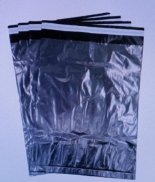 30x37+5cm Transparent Black Cargo Bag - 100 Pcs - Kolicim