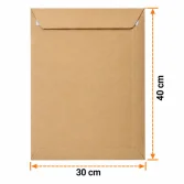30x40cm Kraft Zarf - 25 Adet - 2