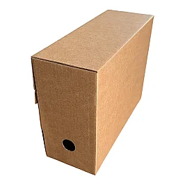 32x12x24cm Kutu - 3 Desi Kutu - Arşiv Kutusu - Kraft - 1