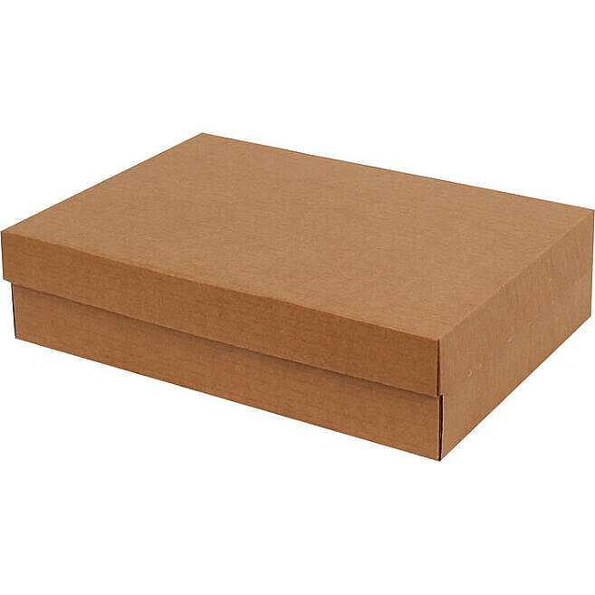 32x22x6cm Box - 1.4 Desi Box - Lockable Box - Kraft - Kolicim (1)