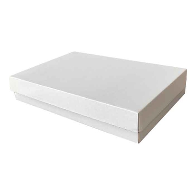 32x22x6cm Kutu - 1,4 Desi Kutu - Kilitli Kutu - Beyaz - Thumbnail