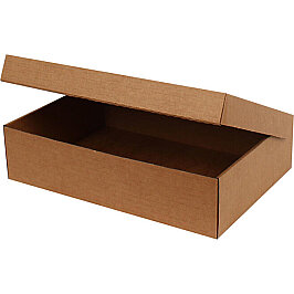 32x22x6cm Kutu - 1,4 Desi Kutu - Kilitli Kutu - Kraft - 3