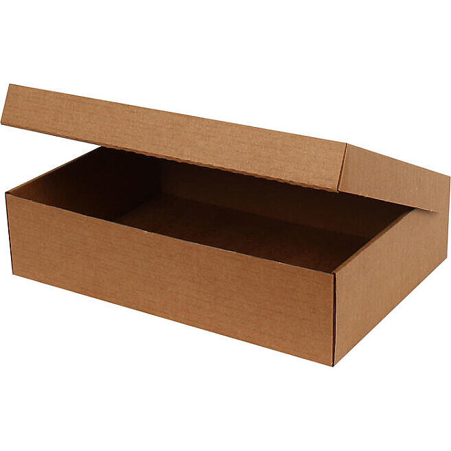 32x22x6cm Kutu - 1,4 Desi Kutu - Kilitli Kutu - Kraft - 3