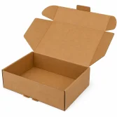 32x22x9,5cm Kutu - 2 Desi Kutu - Kilitli Kutu - Kraft - 1