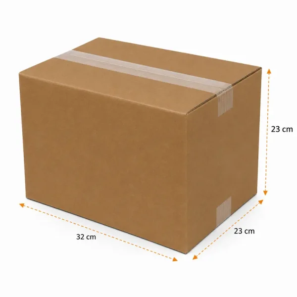 صندوق كرتون مموج مزدوج 32×23×23سم - Kolicim (1)