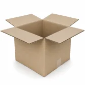 32x32x24.5cm Double Corrugated Box - White - 1