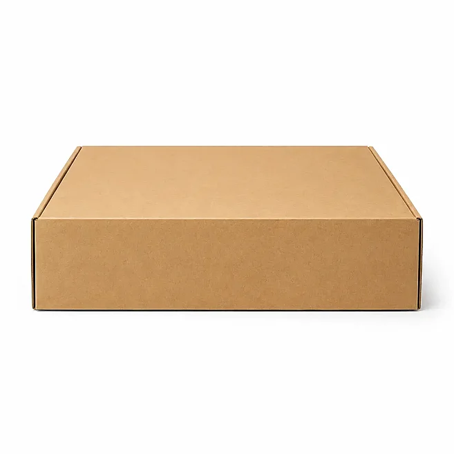 32x32x8cm Box - 3 Desi Box - Locked Box - Kraft - Kolicim (1)
