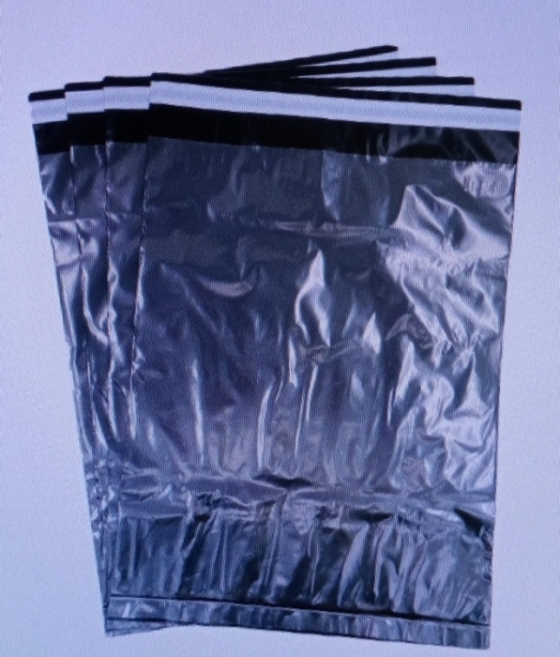 32x40+5cm Cepsiz Şeffaf Siyah Kargo Poşeti - 100 Adet - 1