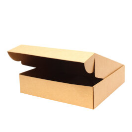 صندوق 33.5 × 33.5 × 8 سم - 3 صناديق ديسي - صندوق مقطوع - كرافت - Kolicim