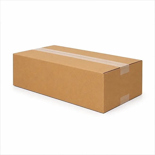 صندوق كرتون مموج مفرد 33.5×16.5×7.5 سم – كرافت - Kolicim (1)