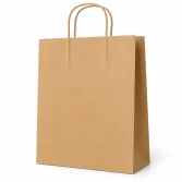 33x27x15cm Kraft Kağıt Çanta - 25 Adet - 1