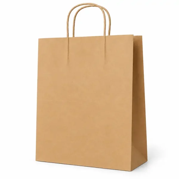 33x27x15cm Kraft Kağıt Çanta - 25 Adet - 1
