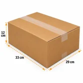 33x29x12cm Double Wall Corrugated Shipping Box - 2