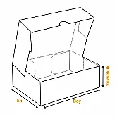 34x26x18cm E Ticaret Kutusu - 5 Desi Kutu - 4 Nokta Kutu - Kraft - 4