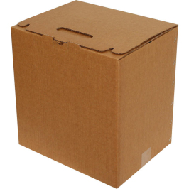 34x27x35cm Bag Type Double Corrugated Box - Kraft - Thumbnail