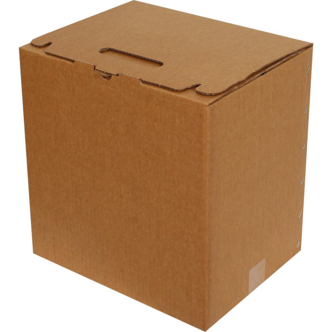 34x27x35cm Bag Type Double Corrugated Box - Kraft