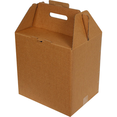 34x27x35cm Bag Type Double Corrugated Box - Kraft - Thumbnail