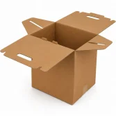 34x27x35cm Bag Type Double Corrugated Box - Kraft - 3