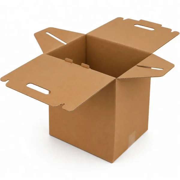 34x27x35cm Bag Type Double Corrugated Box - Kraft - 3
