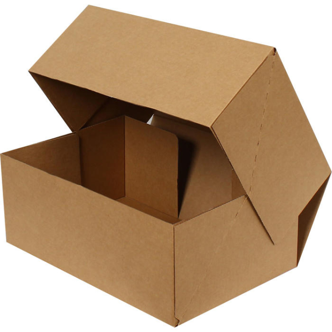 35x24x14cm Kutu - 4 Desi Kutu - E-Ticaret Kargo Kutusu - 4 Nokta Kutu - Kraft - 2