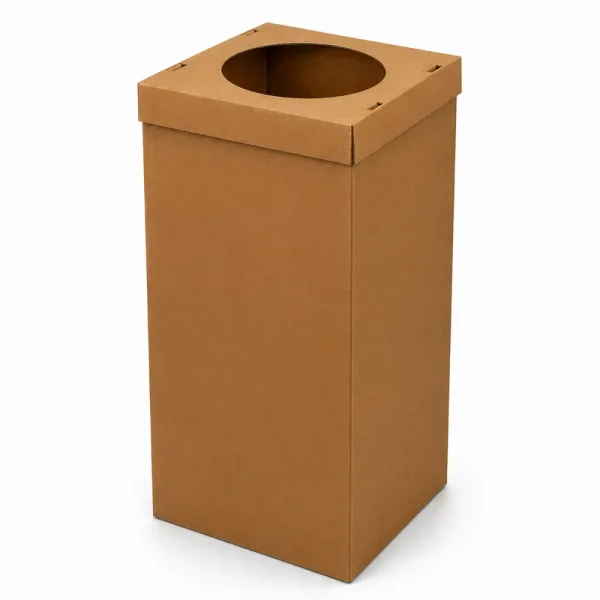 35.5x35.5x70cm Waste Paper Box - Kraft - 1
