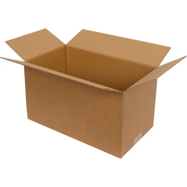 35x20x20cm Single Corrugated Box - Kraft - Kolicim
