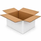 35x22x15cm Double Corrugated Box - White - 3
