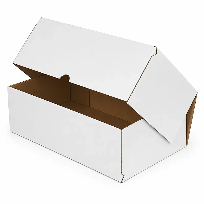 35x24x14cm E Ticaret Kutusu - 4 Desi Kutu - 4 Nokta Kutu - Beyaz - 2