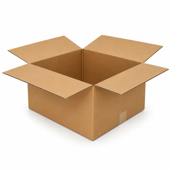 35x25x15cm Single Corrugated Box - Kraft - Kolicim (1)