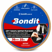 36mm x 25 Metre Çift Taraflı Film Bant - 2