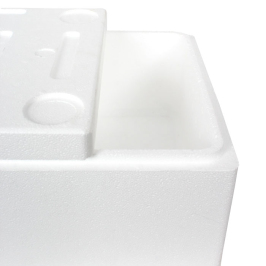39,5x30x17 cm Styrofoam Meat & Fish Box – 5 Kg - 2