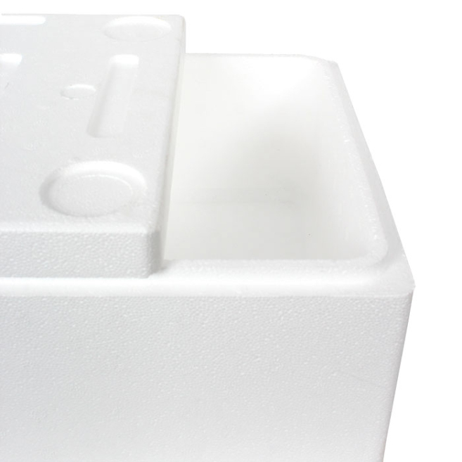 39,5x30x17 cm Styrofoam Meat & Fish Box – 5 Kg - 2
