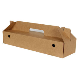 صندوق لحمة / لحم بعجين 39×11,5×7 سم – كرافت - 2