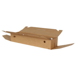 صندوق لحمة / لحم بعجين 39×11,5×7 سم – كرافت - 3