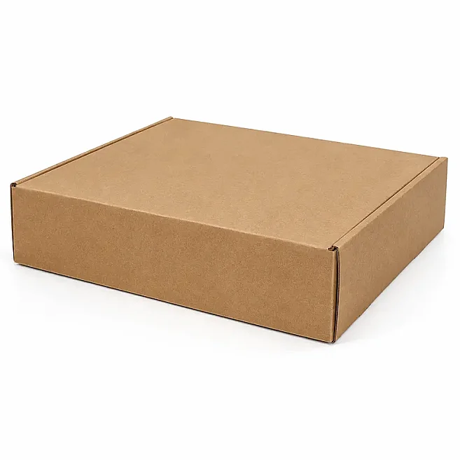 39x22x8cm Kutu - 2 Desi Kutu - Çift Oluklu Kutu - Kilitli Kutu - Kraft - 3