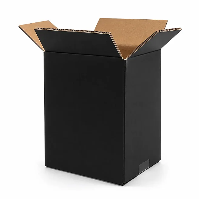 3x3x4cm Box - 0.01 Desi Box - Single Corrugated Box - Black - Kolicim (1)