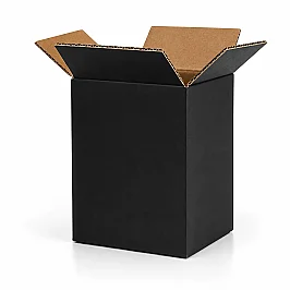 3×3×6 cm Single-Walled E-Commerce Box – Black - 1
