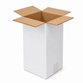3x3x6cm Koli - 0,02 Desi Koli - Tek Oluklu Koli - Beyaz - 1