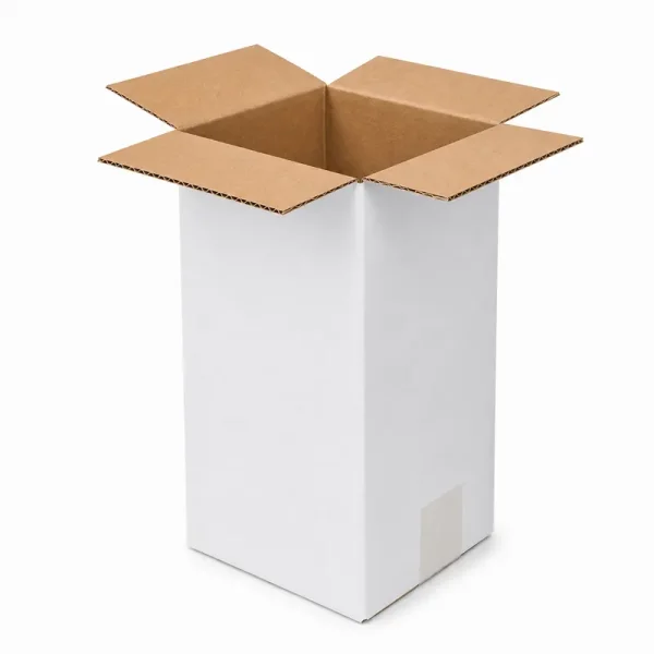 3x3x6cm Koli - 0,02 Desi Koli - Tek Oluklu Koli - Beyaz - 1