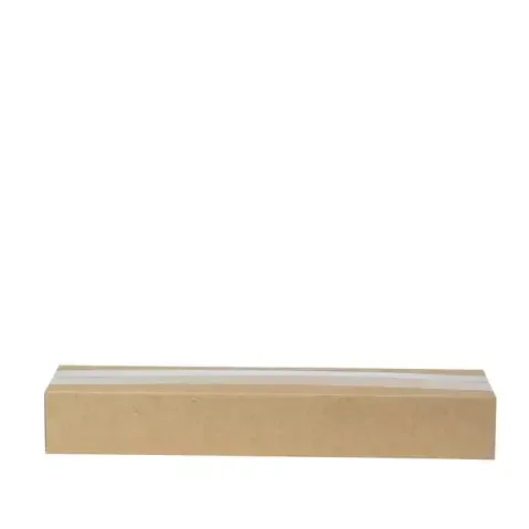 صندوق كرتون مموج مفرد 40,5×8,5×5,5 سم – كرافت - Kolicim (1)